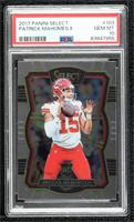 Premier Level - Patrick Mahomes II (Uncorrected Error: Prizm on Back) [PSA …