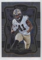 Premier Level - Alvin Kamara (Uncorrected Error: Prizm on Back)