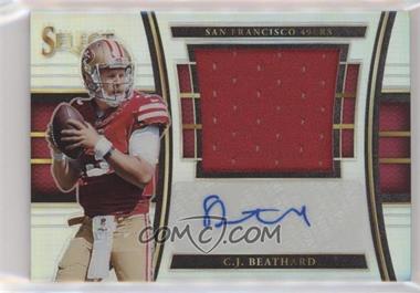 2017 Panini Select - Jumbo Rookie Signature Swatches - Silver Prizm #JM-CJ - C.J. Beathard /99