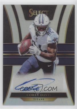 2017 Panini Select - Rookie Signatures - Silver Prizm #RS-CD - Corey Davis /199