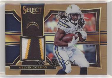 2017 Panini Select - Select Swatches - Copper Prizm #28 - Melvin Gordon /75