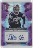 Rookie Autographs - Taco Charlton [EX to NM] #/15