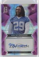 Rookie Autographs - Malik Hooker #/15