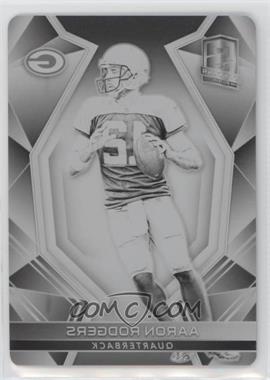 2017 Panini Spectra - [Base] - Printing Plate Black #38.2 - Aaron Rodgers (Green Jersey) /1