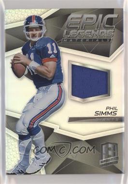 2017 Panini Spectra - Epic Legends Materials #8 - Phil Simms /50