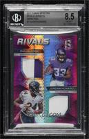 Dalvin Cook, Jordan Howard [BGS 8.5 NM‑MT+] #/7