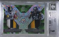 JuJu Smith-Schuster, Le'Veon Bell [BGS 9 MINT] #/15