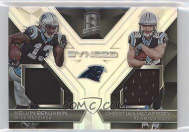 2017 Panini Spectra - Synced Swatches #1 - Kelvin Benjamin, Christian McCaffrey /149