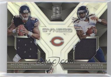 2017 Panini Spectra - Synced Swatches #23 - Mitchell Trubisky, Kevin White /199