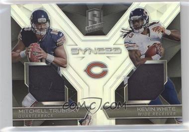 2017 Panini Spectra - Synced Swatches #23 - Mitchell Trubisky, Kevin White /199