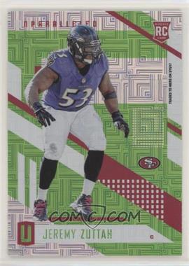 2017 Panini Unparalleled - [Base] - Lime Green #195 - Jeremy Zuttah