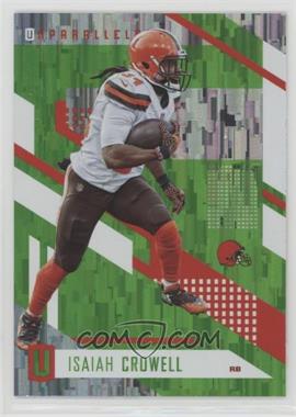 2017 Panini Unparalleled - [Base] - Lime Green #43 - Isaiah Crowell