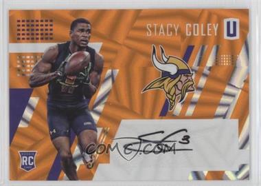 2017 Panini Unparalleled - [Base] - Orange Wedges Autographs #219 - Class of 2017 Rookie - Stacy Coley /49