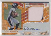 RPS Rookie Patch Autographs - Carlos Henderson [Noted] #/25