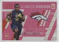 Class of 2017 Rookie - De'Angelo Henderson #/299