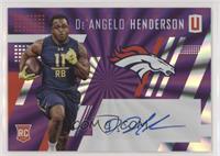 Class of 2017 Rookie - De'Angelo Henderson #/25