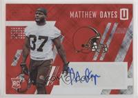 Class of 2017 Rookie - Matthew Dayes #/15