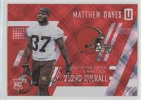 Class of 2017 Rookie - Matthew Dayes #/25