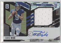 RPS Rookie Jersey Autographs - Davis Webb #/199