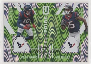 2017 Panini Unparalleled - Perfect Pairs - Lime Green Swirlorama #PA-2 - DeAndre Hopkins, Will Fuller V /199