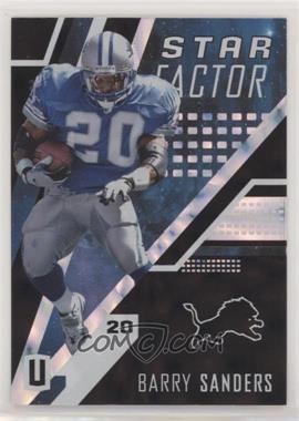 2017 Panini Unparalleled - Star Factor #SF-BS - Barry Sanders