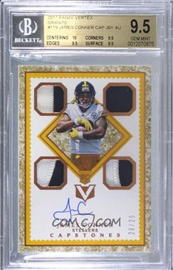 2017 Panini Vertex - [Base] - Granite #119 - Rookie Capstones - James Conner /25 [BGS 9.5 GEM MINT]