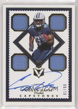 2017 Panini Vertex - [Base] #122 - Rookie Capstones - Corey Davis /99