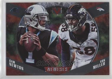 2017 Panini Vertex - Nemeses #NM-10 - Cam Newton, Von Miller