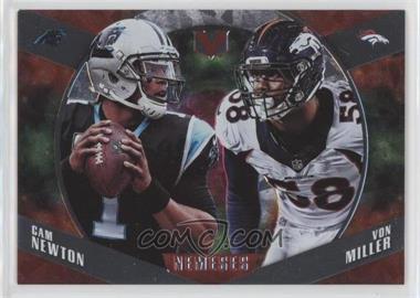 2017 Panini Vertex - Nemeses #NM-10 - Cam Newton, Von Miller