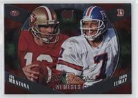 John Elway, Joe Montana