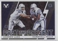 Andrew Luck, Marshall Faulk