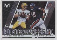 Aaron Rodgers, Mike Singletary