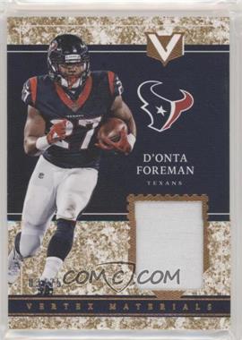 2017 Panini Vertex - Vertex Materials - Granite #VM-49 - D'Onta Foreman /25