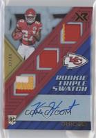 Rookie Triple Swatch Autographs - Kareem Hunt #/49