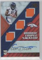 Rookie Triple Swatch Autographs - Carlos Henderson #/75