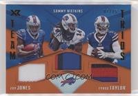 Zay Jones, Sammy Watkins, Tyron Taylor #/25