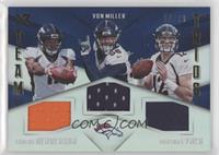 Carlos Henderson, Paxton Lynch, Von Miller #/99