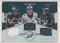 Carson Wentz, Jordan Matthews, Mack Hollins #/99