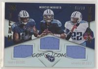 Derrick Henry, Marcus Mariota, Corey Davis #/99