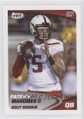 2017 Sage Hit - [Base] #5 - Patrick Mahomes II