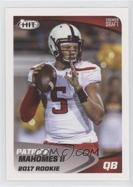 2017 Sage Hit - [Base] #5 - Patrick Mahomes II