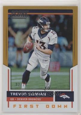 2017 Score - [Base] - First Down #151 - Trevor Siemian /10