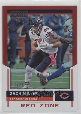 2017 Score - [Base] - Red Zone #7 - Zach Miller /20