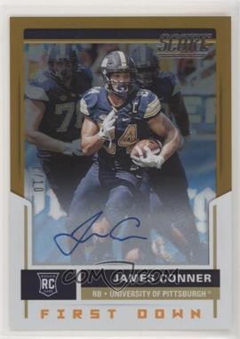 2017 Score - [Base] - Rookie Signatures First Down #413 - James Conner /10