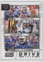 Andrew Luck, Frank Gore, T.Y. Hilton