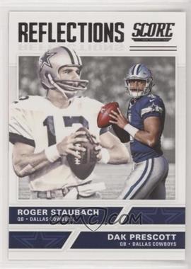 2017 Score - Reflections #8 - Dak Prescott, Roger Staubach