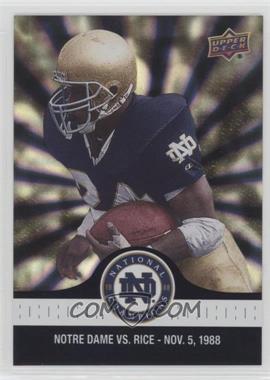 2017 Upper Deck Notre Dame 1988 Championship - [Base] - Blue Pattern Rainbow #73 - Return to Form