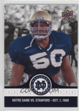 2017 Upper Deck Notre Dame 1988 Championship - [Base] - Blue #30 - Cardinal Held to Just 59 Yards on the Ground /88