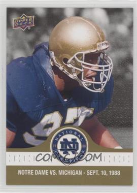 2017 Upper Deck Notre Dame 1988 Championship - [Base] - Gold #4 - Arnold Ale Fumble Recovery