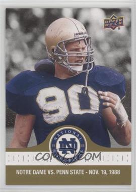 2017 Upper Deck Notre Dame 1988 Championship - [Base] - Gold #80 - Standout Game for Jeff Alm